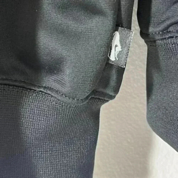 Nike Y2K Athletic Track Jacket Black And White Sz XL Vintage Activewear Running - Picture 3 of 7